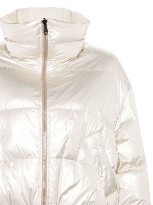 Cream white down-feather jacket Brunello Cucinelli | ML1597927C130